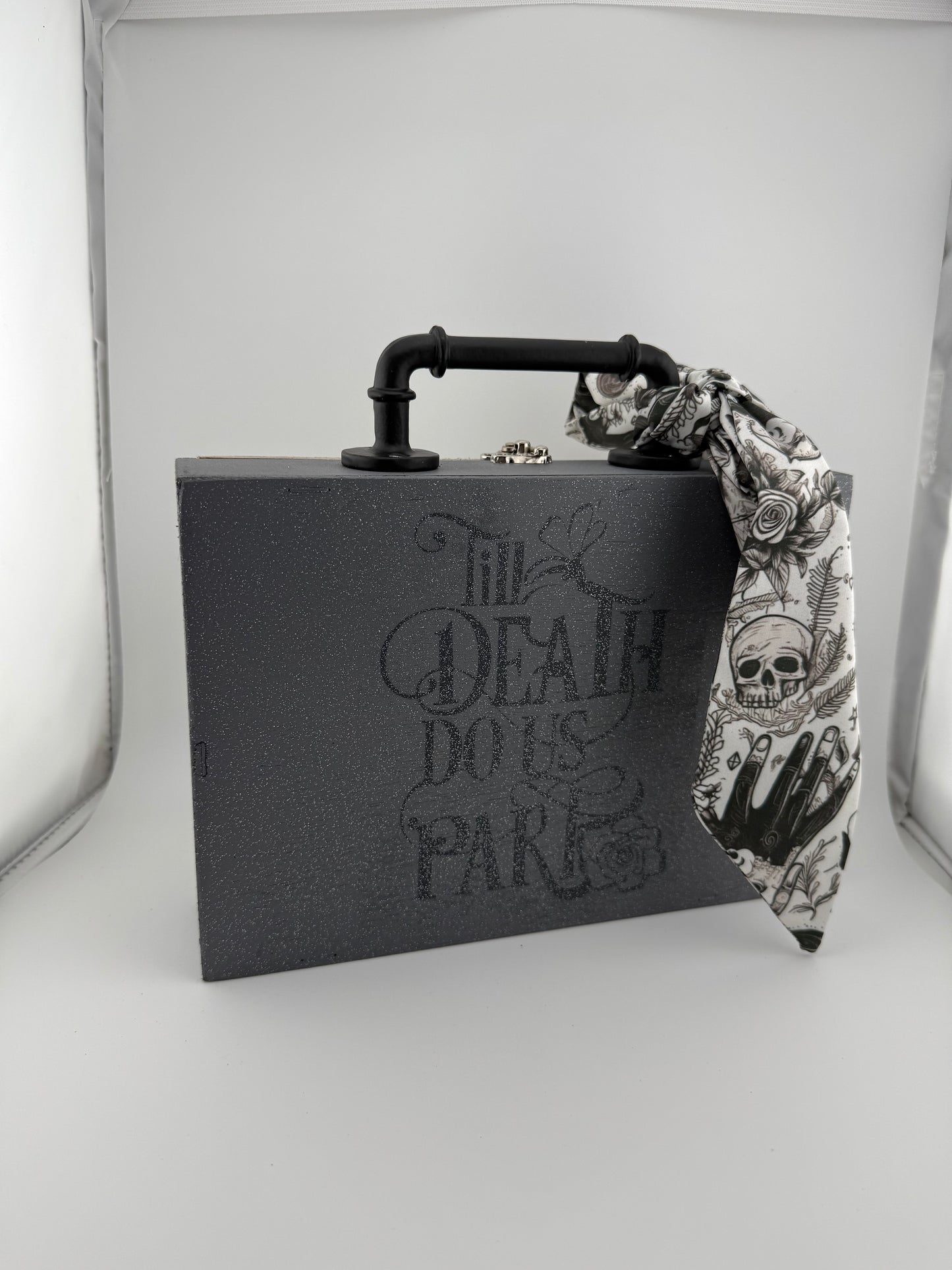 Till Death Do Us Part, Gothic Cigar Box Purse π€ππΉ