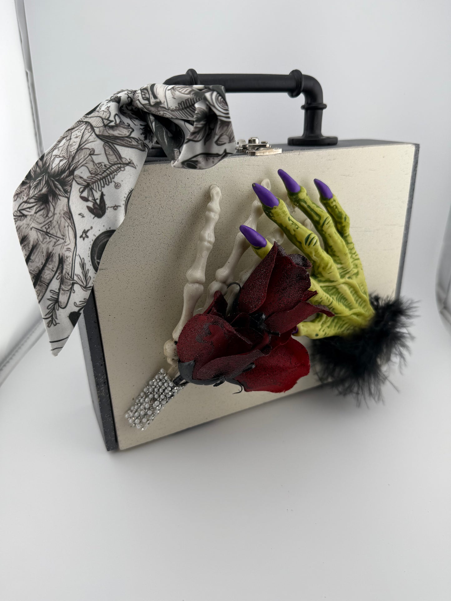 Till Death Do Us Part, Gothic Cigar Box Purse π€ππΉ