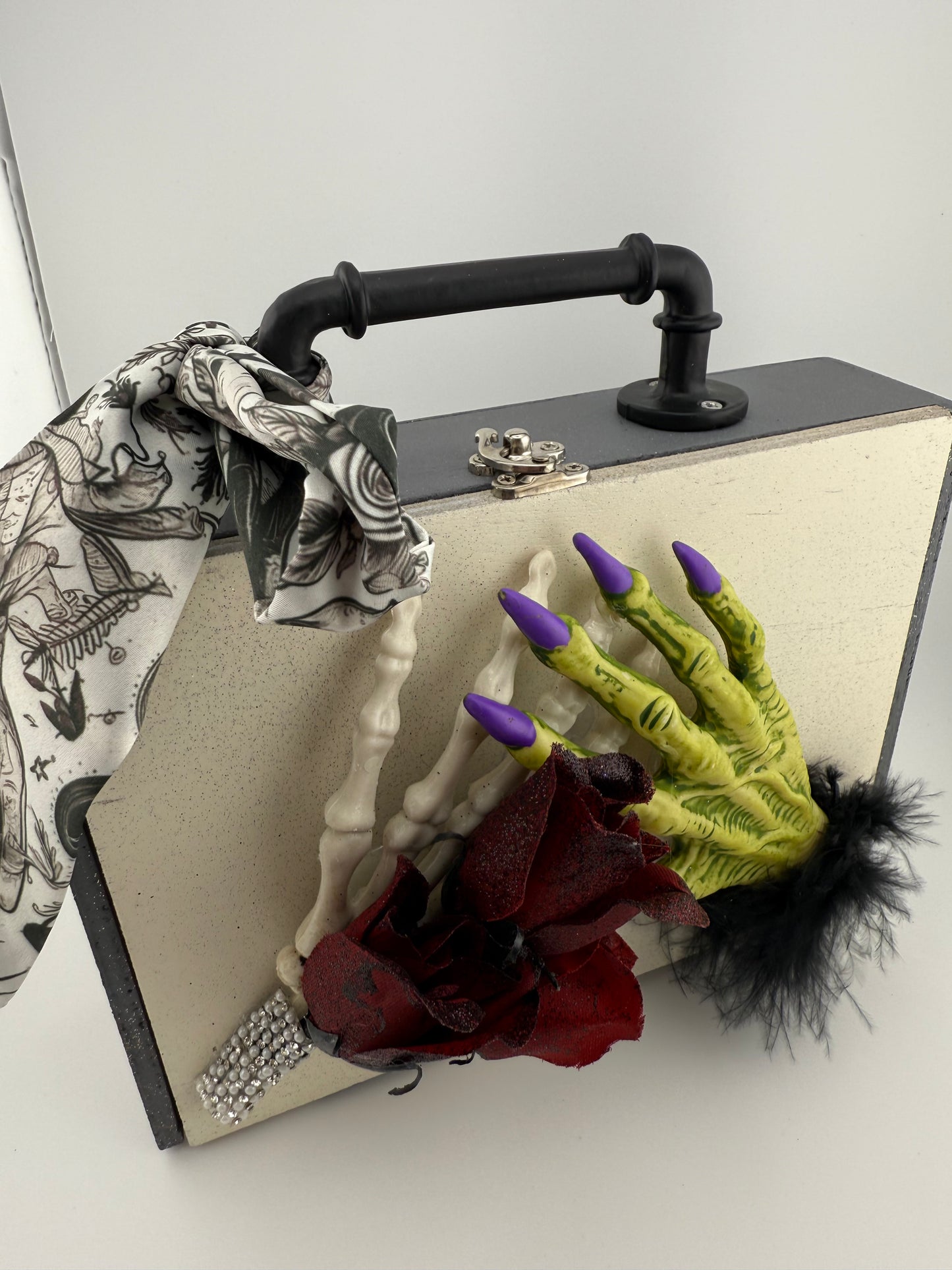 Till Death Do Us Part, Gothic Cigar Box Purse π€ππΉ