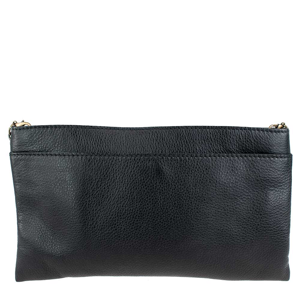 Bowed Over Genuine Leather Bow Crossbody Handbag
